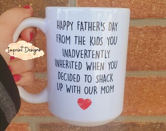 Funny Stepdad Mug, Bonus Dad Gift, Shack Up, 15oz Mug