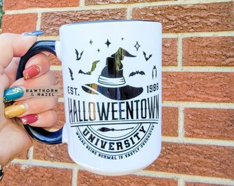 Halloween town, university halloweentown, Halloween, Coffee mug, ceramic cup