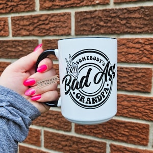 Badass Grandpa, Cool Grandpa Mug, Funny Grandpa Gift, Someone’s Grandpa, Father’s Day Mug, Grandpa with Attitude, Gift for Grandad