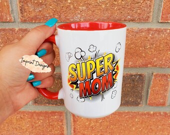 Super Mom, Super Wife, Super Tired, Tired mom, Tired parents, exhausted, Parent mugs, Dishwasher Safe
