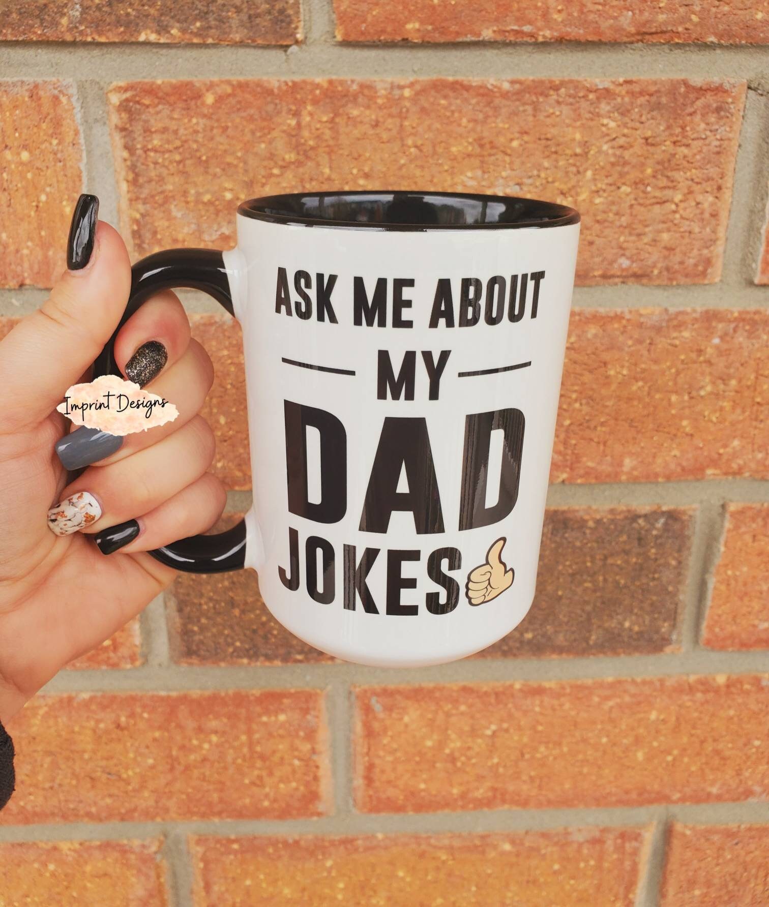 Ask me about my dad jokes fathers day Dishwasher Safe mg Etsy