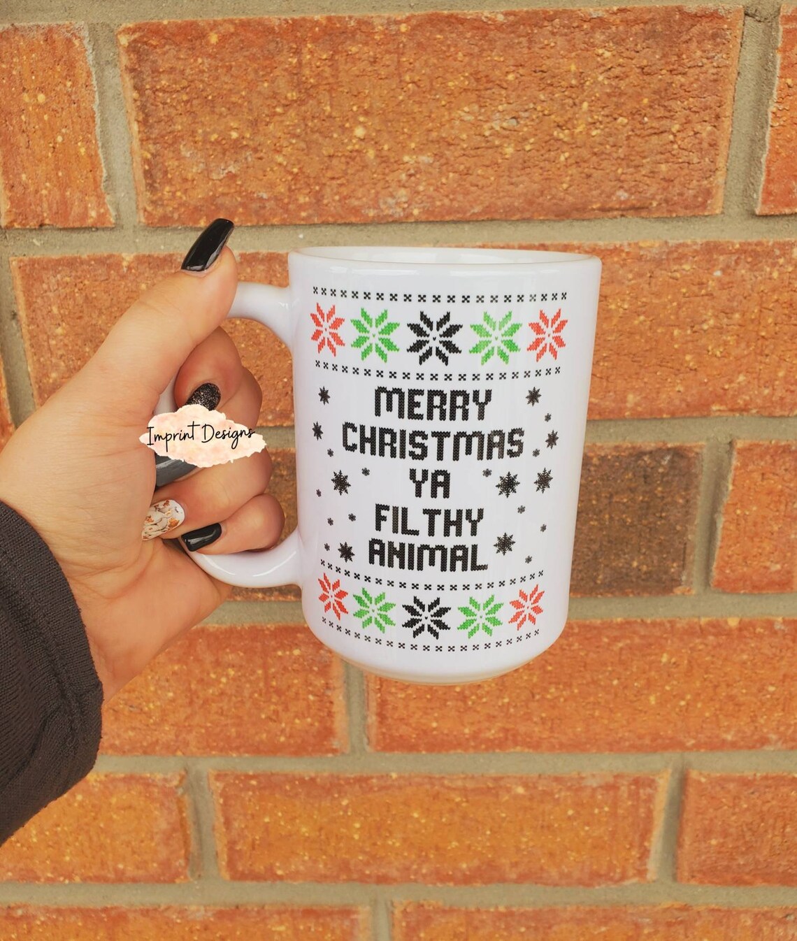 Merry Christmas ya filthy animal ugly sweater home alone | Etsy