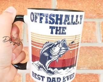Officially the best father, fathers day gift from son and daughter, fathers day ideas, funny fathers day gift