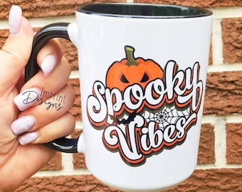 Spooky Vibes ,Coffee mug, Dishwasher Safe mug