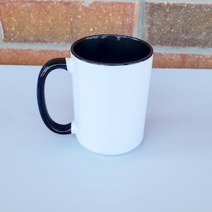 Mind Your Own Motherhood Mug: Floral Design, 15oz Dishwasher Safe image 2