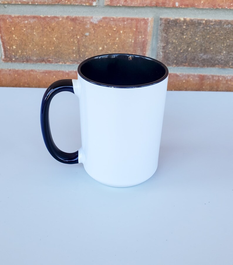 Mind Your Own Motherhood Mug: Floral Design, 15oz Dishwasher Safe image 2