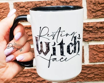 Resting witch face, Coffee mug, Dishwasher Safe mug