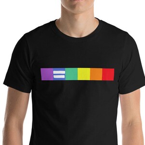 Rainbow Equality Short-Sleeve Unisex T-Shirt