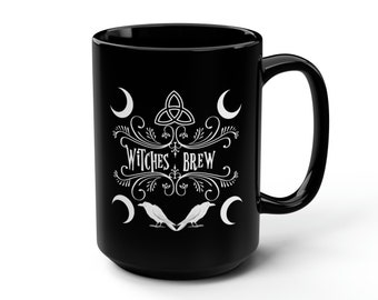 Witches Brew Black Mug 15oz