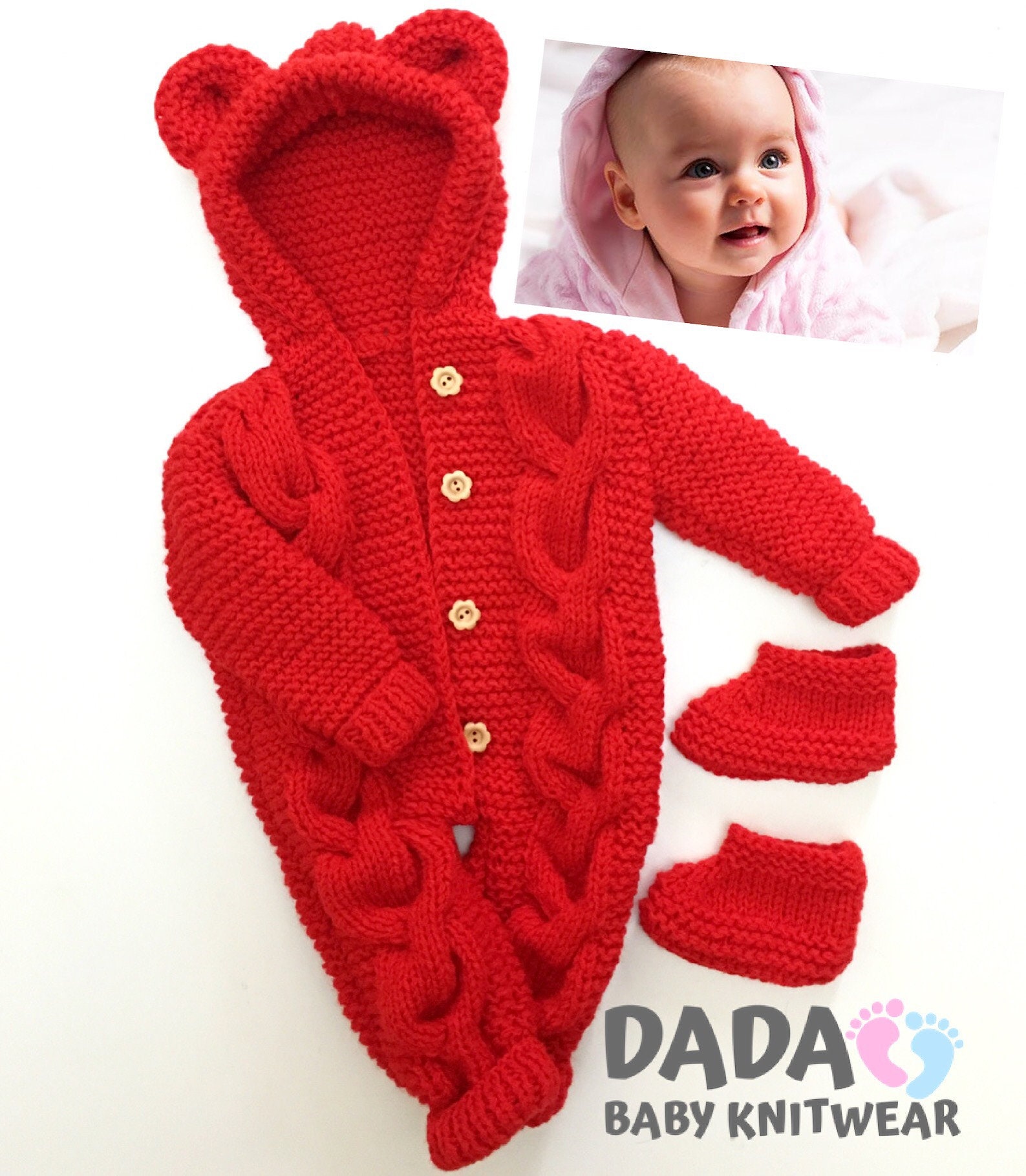 Handmade Baby Knitwear DADA Etsy