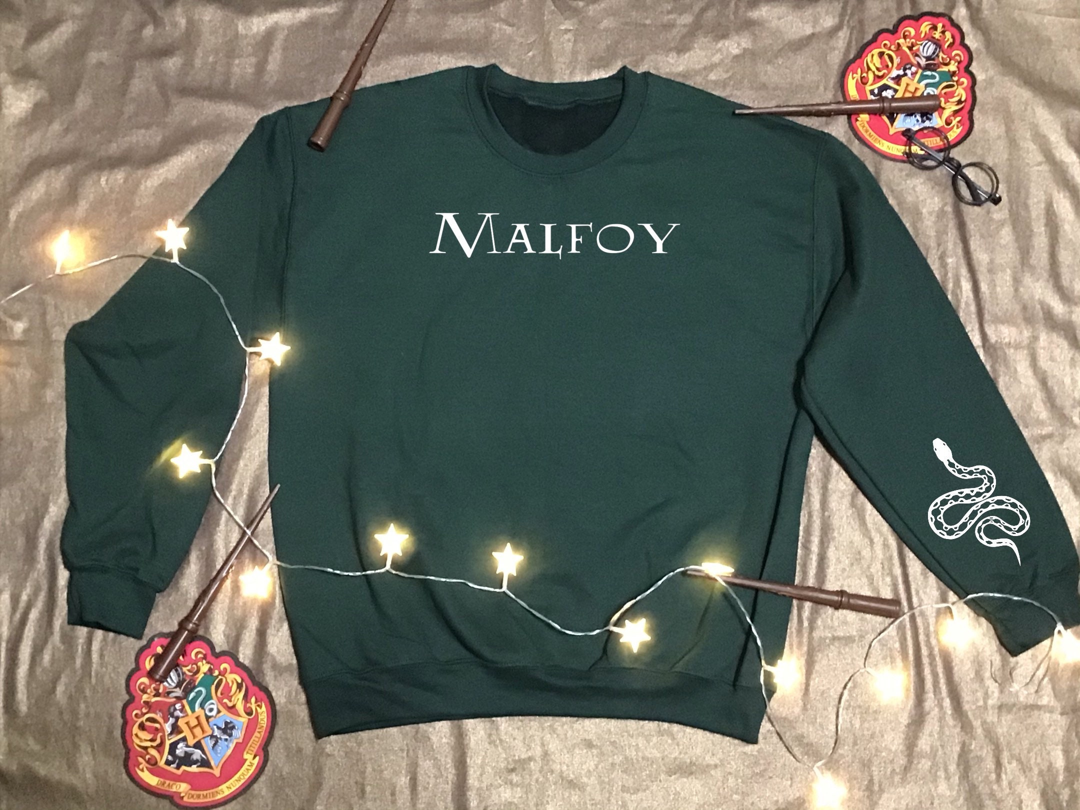 Draco malfoy hoodie etsy Clearance