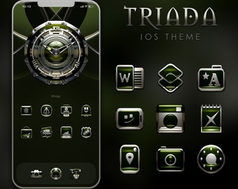 TRIADA iOS Theme: Luxury 3D App Icons & Widgets