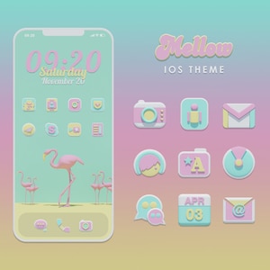 Pastel App Icons Set, iOS Theme, iPhone Icons iPad Icons, iOS Icons Wallpaper Android Icon Pack, Aesthetic, Cute Icons, Kawaii, Pastel Icons