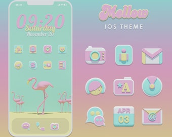 Pastel App Icons Set, iOS Theme, iPhone Icons iPad Icons, iOS Icons Wallpaper Android Icon Pack, Aesthetic, Cute Icons, Kawaii, Pastel Icons