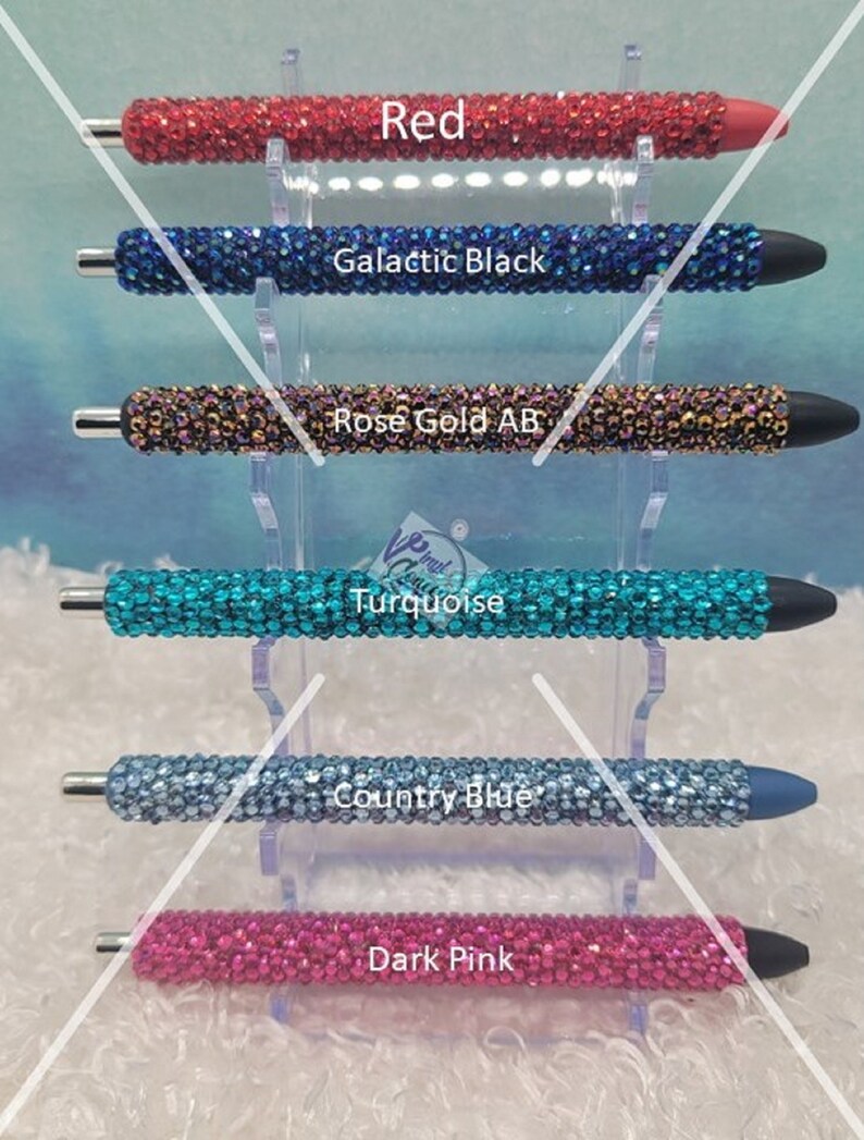 Rhinestone Bling Inkjoy Refillable Gel Pens/ Personalized Etsy