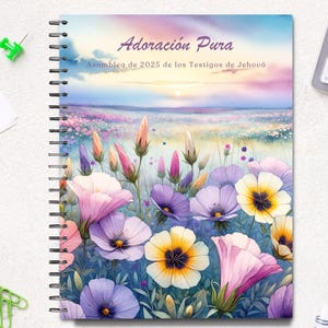 Adoración Pura 2025 JW Convention Notebook Spanish Printable, JW gift, JW Digital and Printable 2025 Convention Book