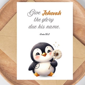 JW 2025 année texte en téléchargement numérique | Psaume 96:8 cadeau JW | Carte de voeux Témoins de Jéhovah, carte-cadeau JW Pioneer