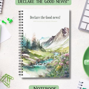 Declare The Good News 2024 Regional Convention Notebook, JW gift, JW Digital and Printable 2024 Convention Book