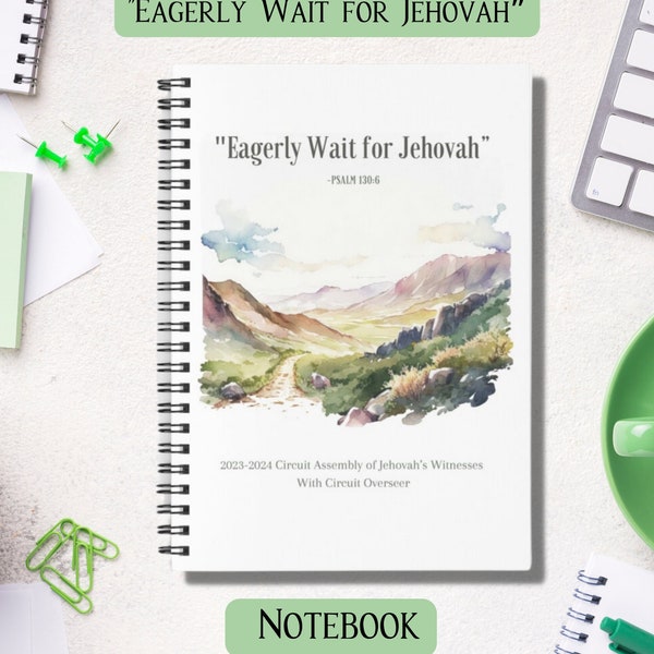 Eagerly Wait for Jehovah 2023-2024 Circuit Assembly Notebook, Digital and Printable Book, JW Circuit Assembly Program