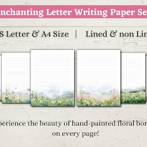 JW Letter Writing Paper Bundle stampabile / JW Ministry Supplies / Fogli di scrittura / A4 / Lettera USA / Download digitale / A righe e vuoto