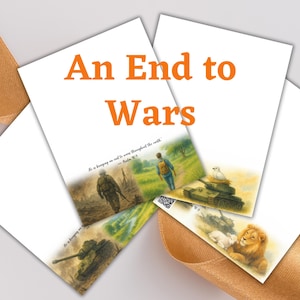 JW Letter Writing Stationery – “An End to War—How?” | Sept 2025 Campaign | Lined + Blank | QR to Watchtower No. 1 | A4 & US Letter