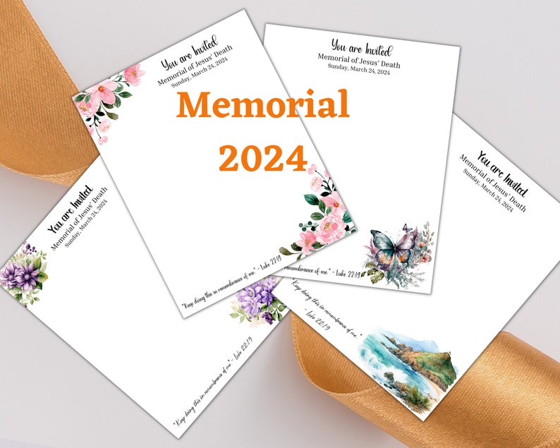 2024 JW memorial letter writing