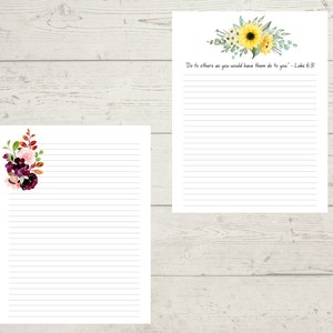 JW Letter Writing Bundle Printable Writing Paper Ministry Supplies ...