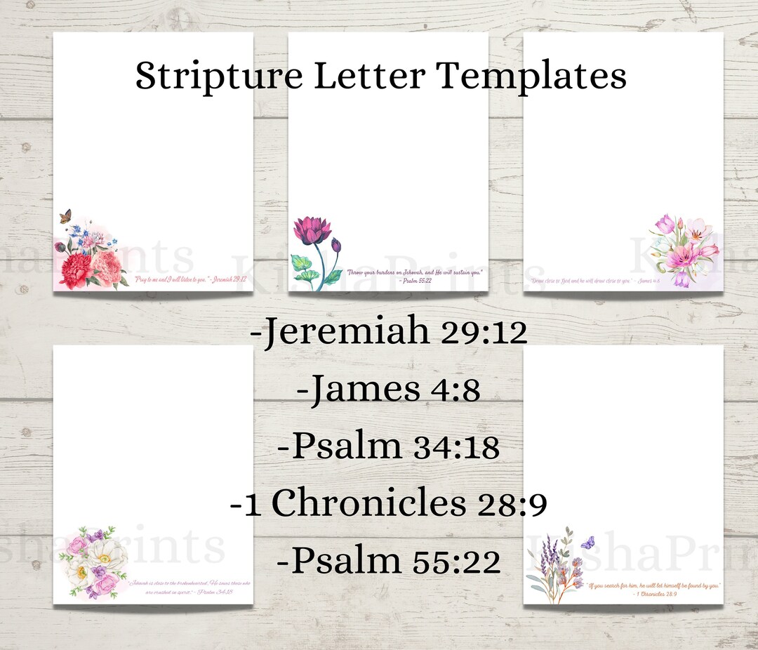 JW Floral Scripture Letter Writing Paper – Printable Stationery ...