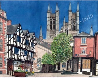 Lincoln Cathedral - a full size Giclée print