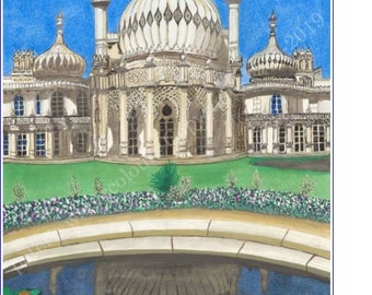 Brighton Pavilion - a full size Giclée print