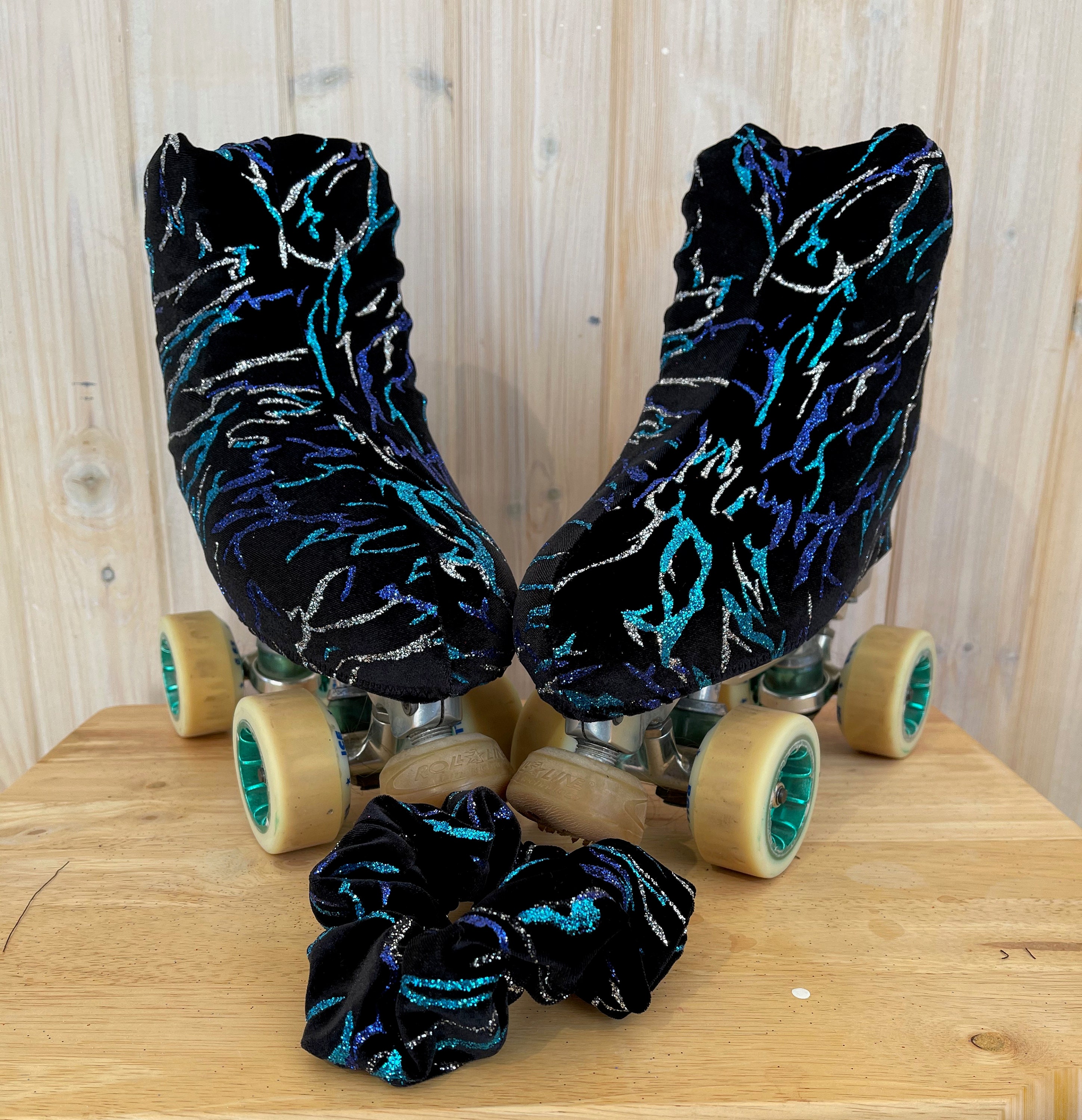 Skating boot cover with matching scrunchie Etsy
