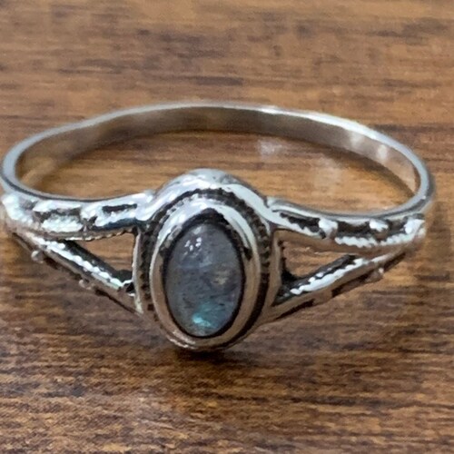 Labradorite Ring 925 Silver Ring Boho Ring Thumb Ring - Etsy