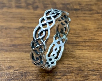 celtic rings for womens silver
