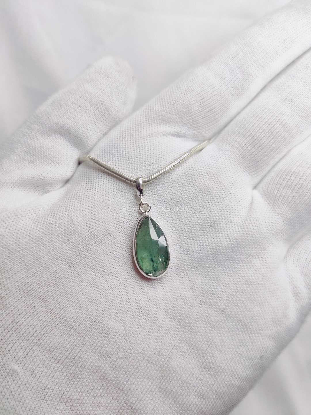 Valuable Azurite Pendant Gemstone Pendant Green Pendant 925 Etsy