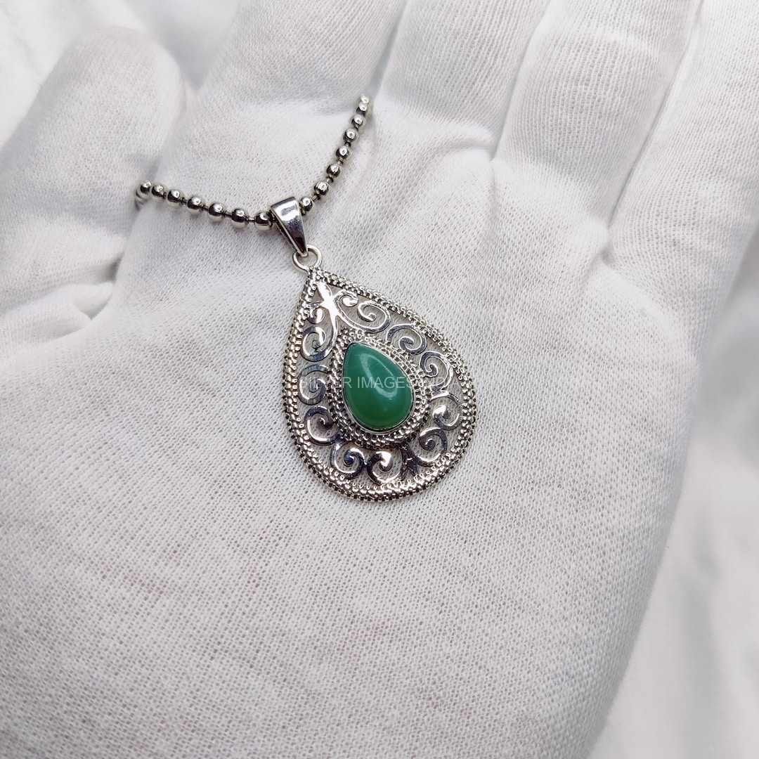 Valuable Aventurine Pendant Gemstone Pendant Green Pendant Etsy Denmark
