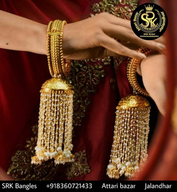 Traditional Bridal Kaleera Indian Wedding Jewelry Punjabi Kalire Handcrafted Kaleera Wedding Accessories