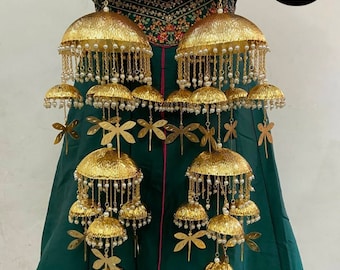 Traditional Bridal Kaleera, Indian Wedding Jewelry, Punjabi Kalire, Kaleere, Wedding Accessories