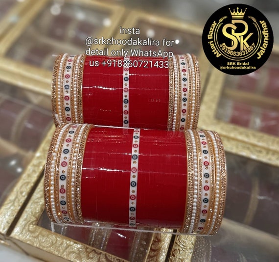 Bridal Chura Set Punjabi Chooda Bangle Set Indian Wedding Tradition Punjabi Chura Women s