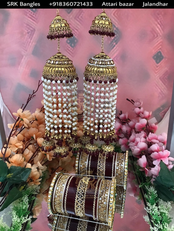 Kaleeras Bridal Kalira Set, Indian Wedding Kaleere, Punjabi