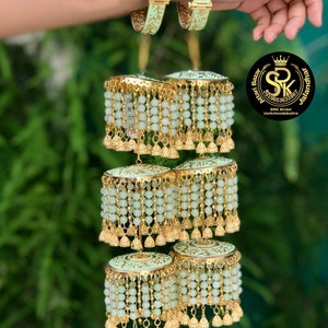 Kaleeras With Meenakari Customise Colour , Kaleere , Kalira , Kalere by srk