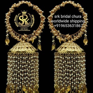 Traditional Bridal Kaleera, Indian Wedding Jewelry, Punjabi Kalire, Handcrafted Kaleera, Wedding Accessories