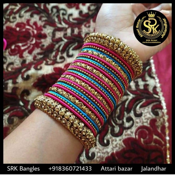 Chura type best sale bangles