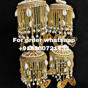 Bridal Kaleera Charm With Name Intel , Punjabi Wedding Accessories,  Kalira, Kalire, Kaleere