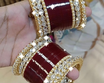 Buy Punjabi Chura Set, Bridal Chooda Set, Indian Wedding Bangles