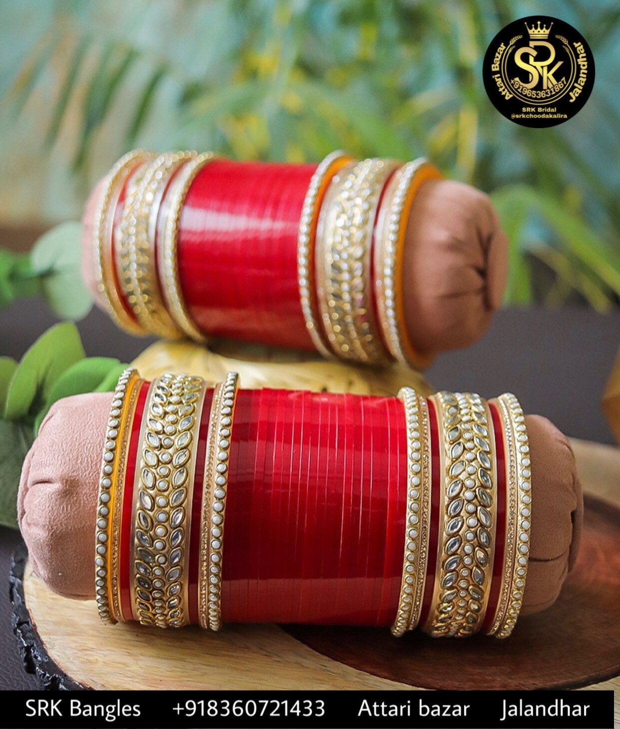 Bridal bangles chura deals