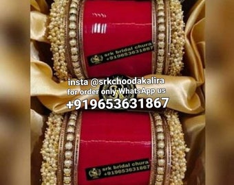 Chura Punjabi Traditional Set, Wedding Chooda Bangle Set, Choora , Chuda, Churas by Srk