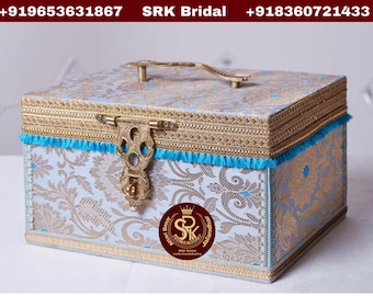 Chura Kaleeras Box ,  Banarsi Style , Vanity Box , Jewellery Box , Wedding Accessories, Punjabi Traditionl Box
