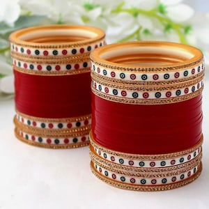 Chura Welcome Signs, Punjabi Wedding Tradition, Indian Bridal Bangles, Sikh Chura, Women's Bridal Choora