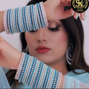 Bracelets joncs Chooras , Bracelets joncs Chura , Maching Bangs , Style de mariage, Churas , Chooda, by srk