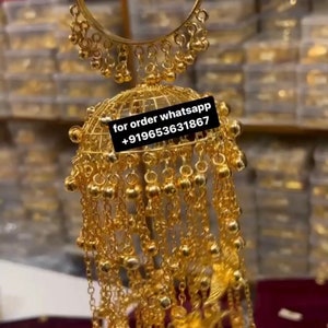 Traditional Bridal Kaleera, Indian Wedding Jewelry, Punjabi Kalire, Handcrafted Kaleera, Wedding Accessories